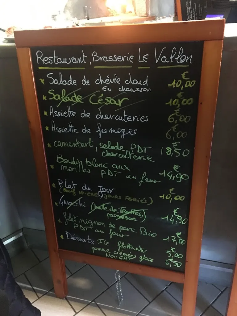 Menu_Restaurant Le Vallon_Thoronet_image_3