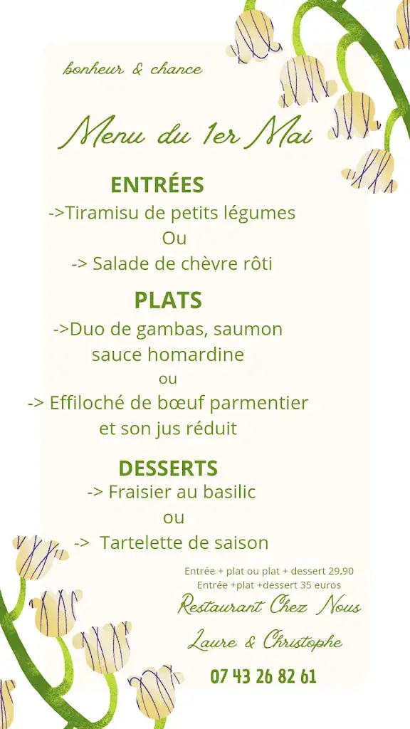 Menu_Chez Nous Le Thoronet_Thoronet_image_1