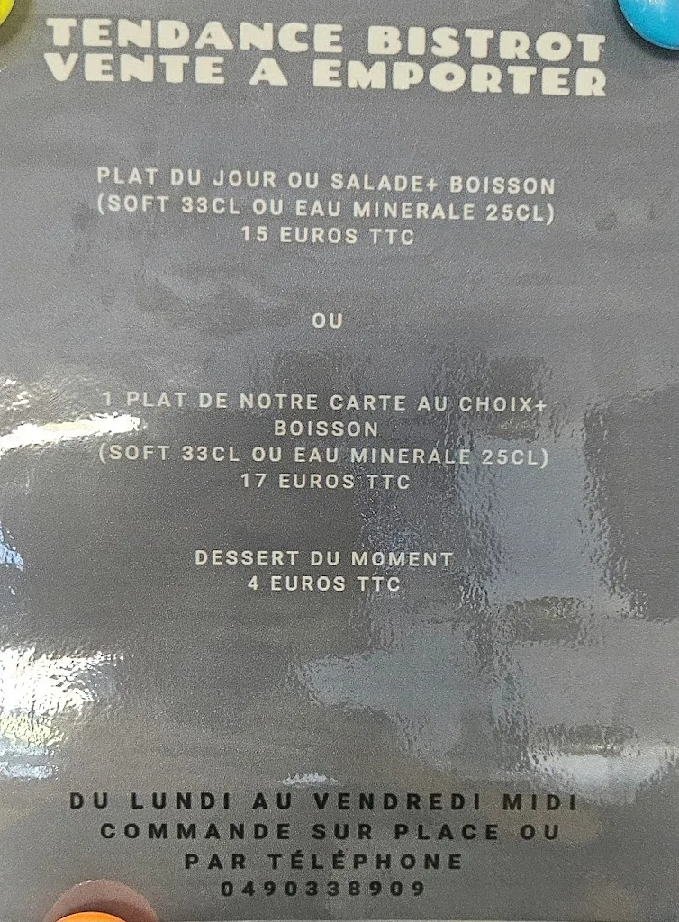 Tendance Bistrot restaurant in Thor