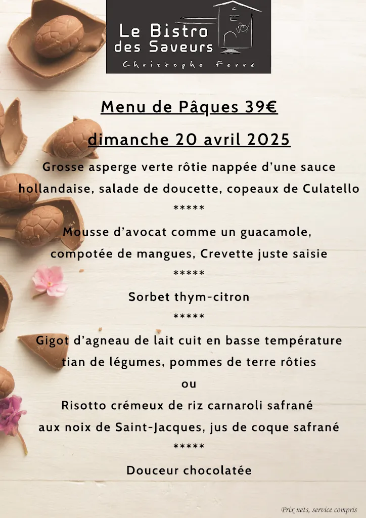 Menu_LE BISTRO DES SAVEURS-CHRISTOPHE FERRÉ_Tignet_image_1