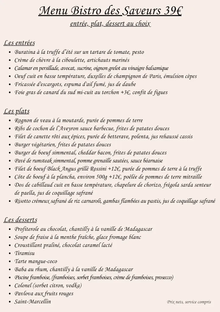 Menu_LE BISTRO DES SAVEURS-CHRISTOPHE FERRÉ_Tignet_image_2