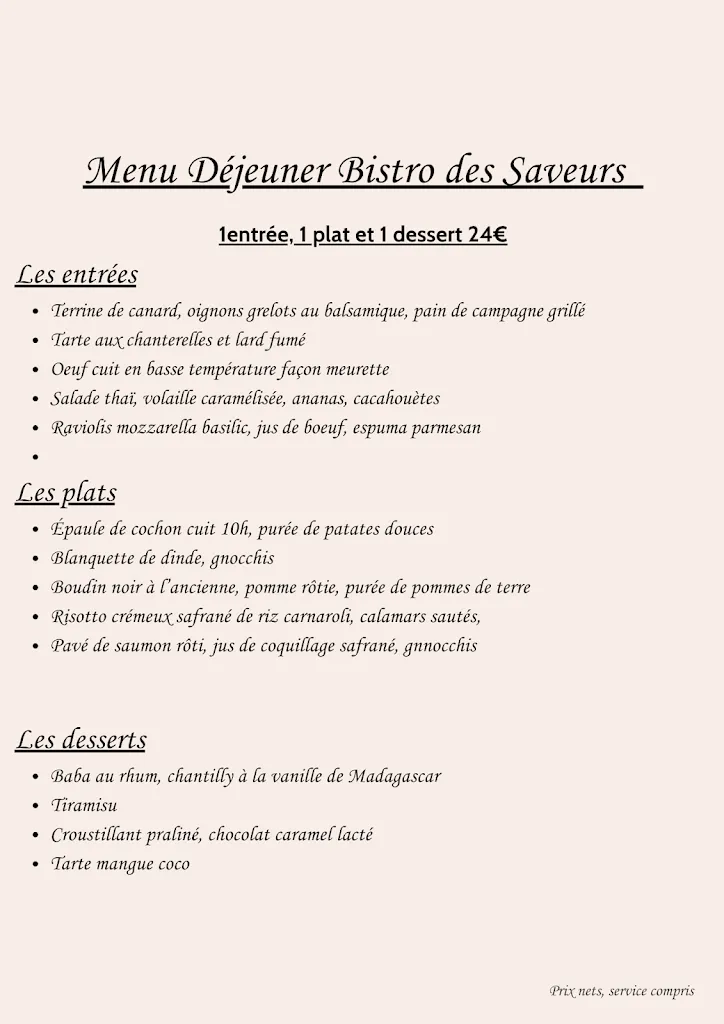 Menu_LE BISTRO DES SAVEURS-CHRISTOPHE FERRÉ_Tignet_image_3