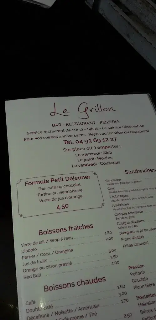 Menu_Le Paradisio_Peymeinade_image_1