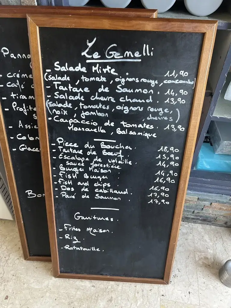 Menu_Restaurant Le Gemelli_Peymeinade_image_1