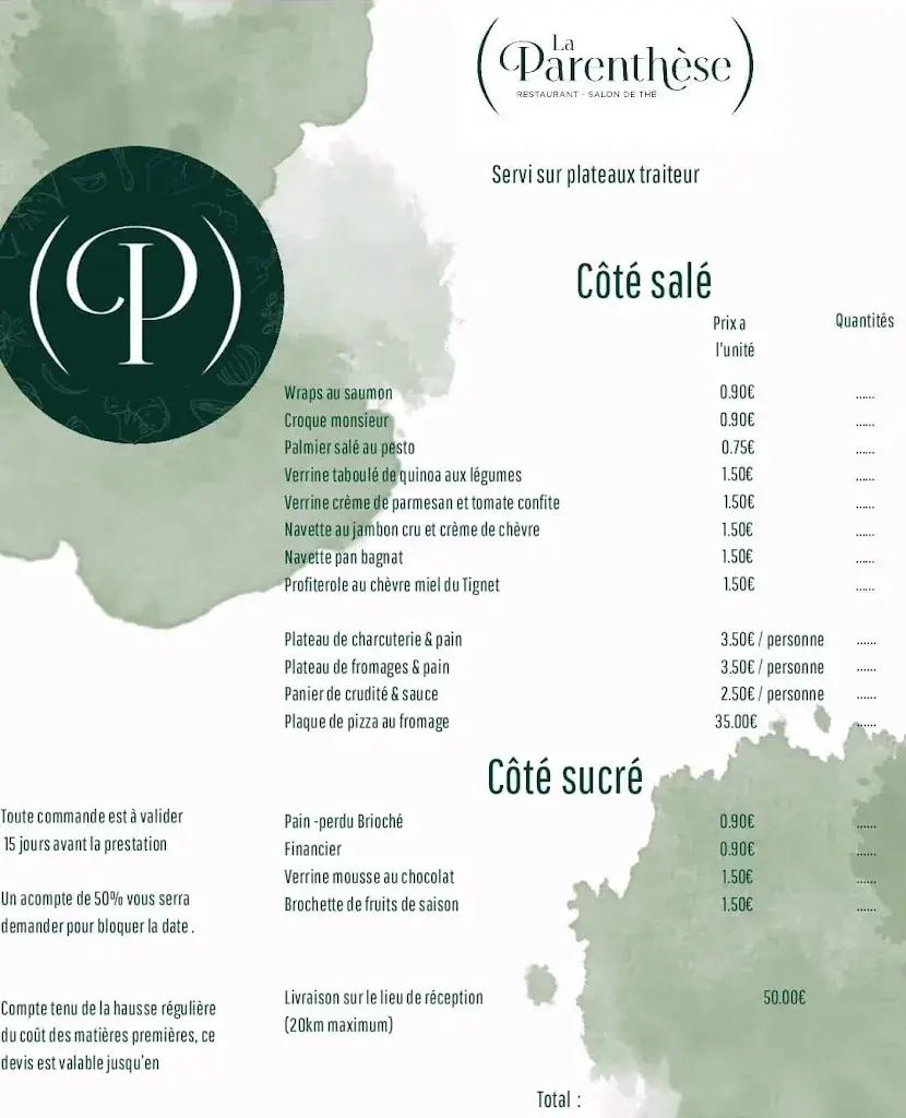 Menu_Restaurant La Parenthèse_Tignet_image_2