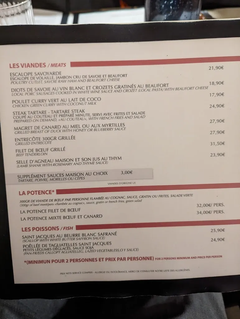 L'Escale Gourmande restaurante en Bourg-Saint-Maurice