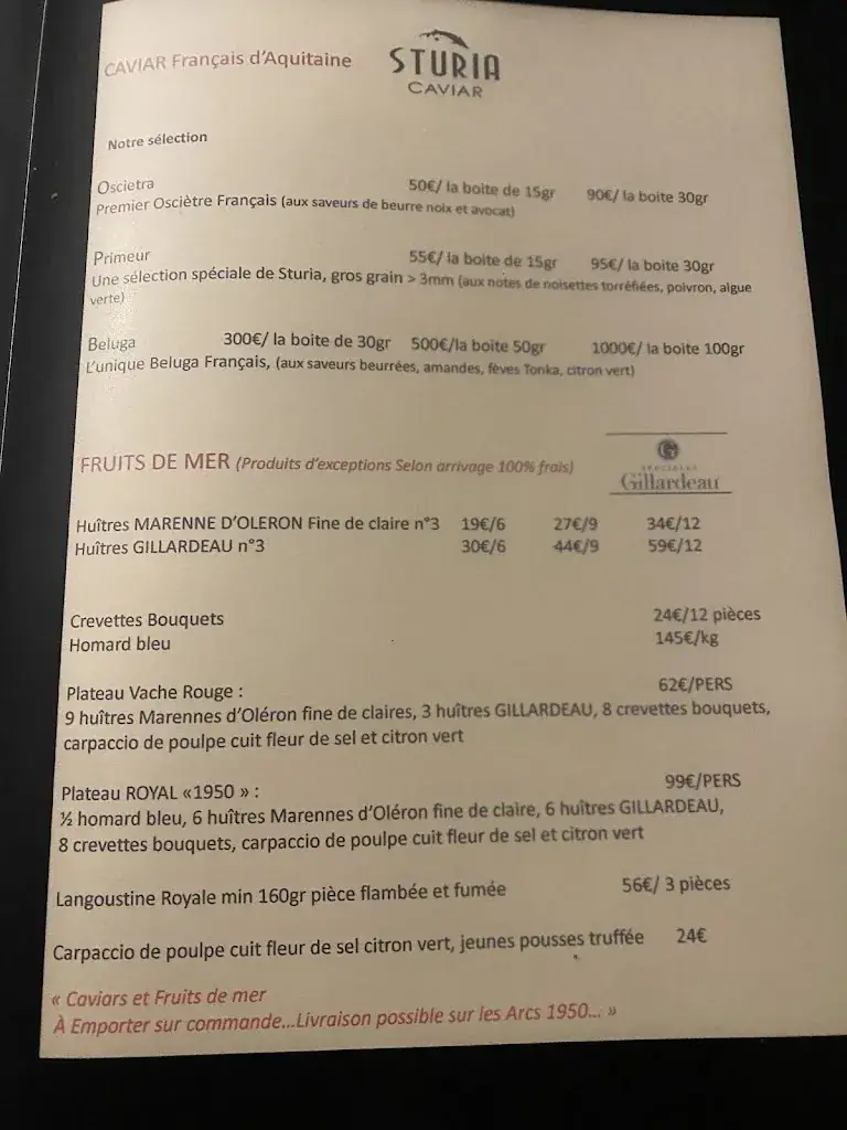 Menu_La Vache Rouge_Bourg-Saint-Maurice_image_2