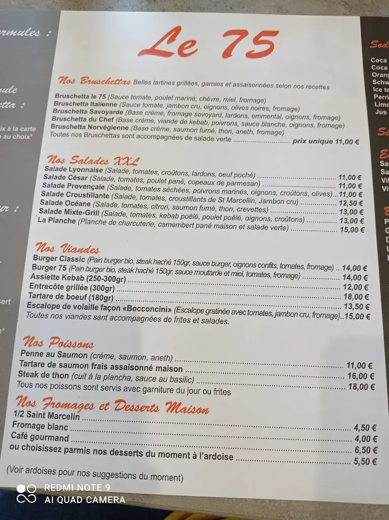 Menu_Restaurant le 75_Saint-Genis-Laval_image_1