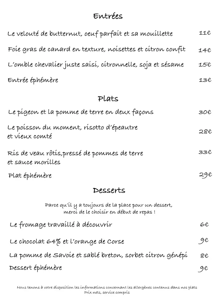 Menu_La Table du Moulin des Chartreux_Saint-Pierre-d'Entremont_image_1