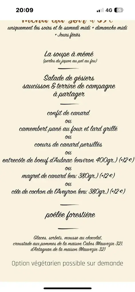 Menu_La Cuisine À Mémé_Toulouse_image_2