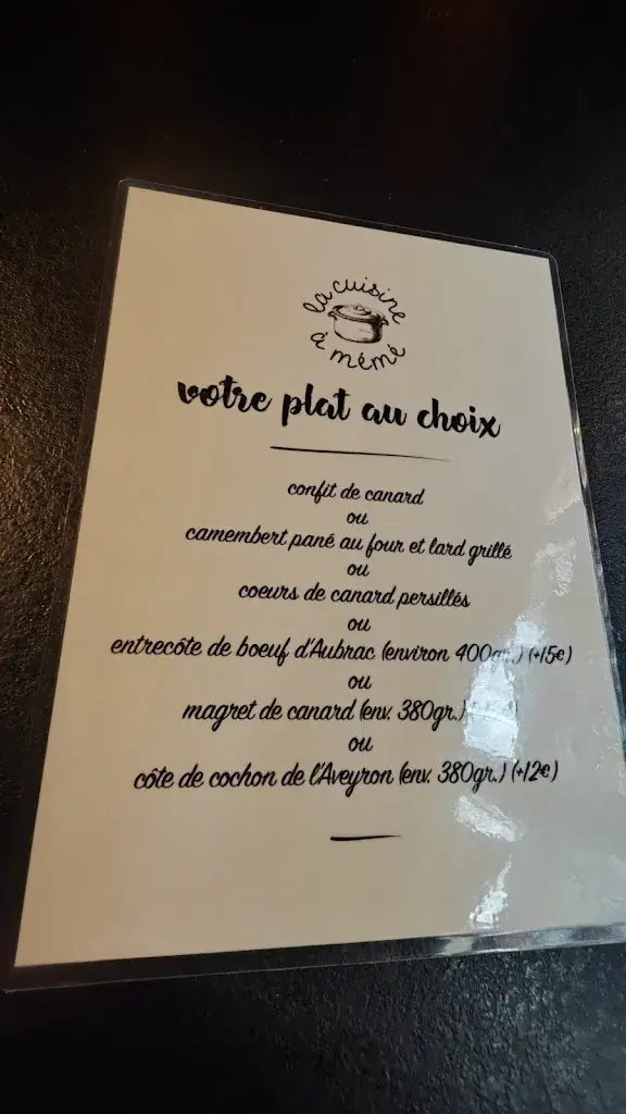 Menu_La Cuisine À Mémé_Toulouse_image_3