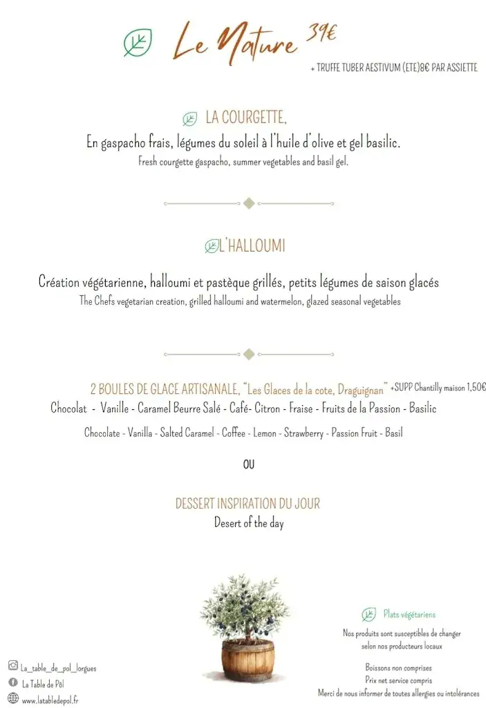 Menu_La Table de Pol_Lorgues_image_1