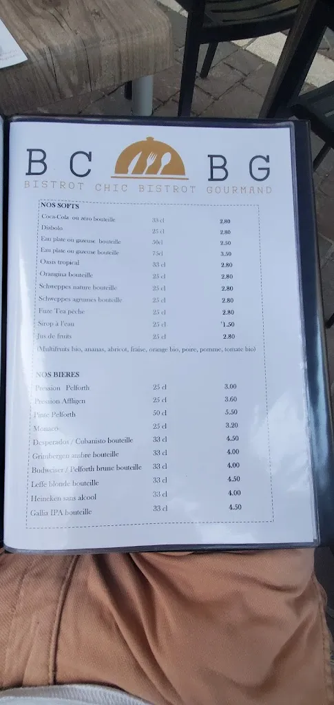 Menu_BCBG - Bistrot Chic Bistrot Gourmand_Levens_image_4