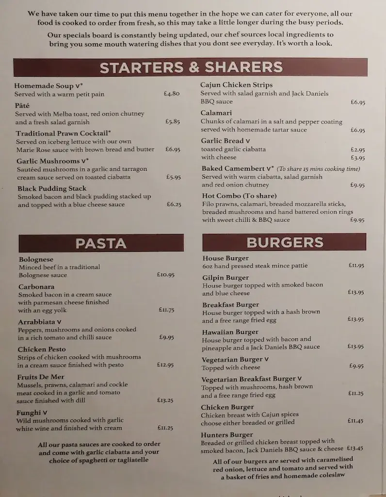 Menu_Gilpin Bridge Country Inn_Kingdom_image_3