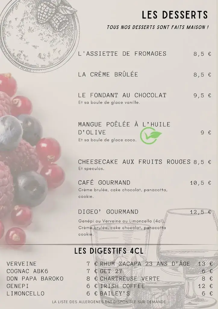 Menu_La Belle Echappée_Malaucène_image_1