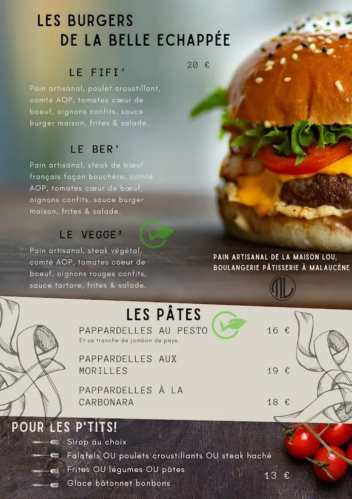 Menu_La Belle Echappée_Malaucène_image_3