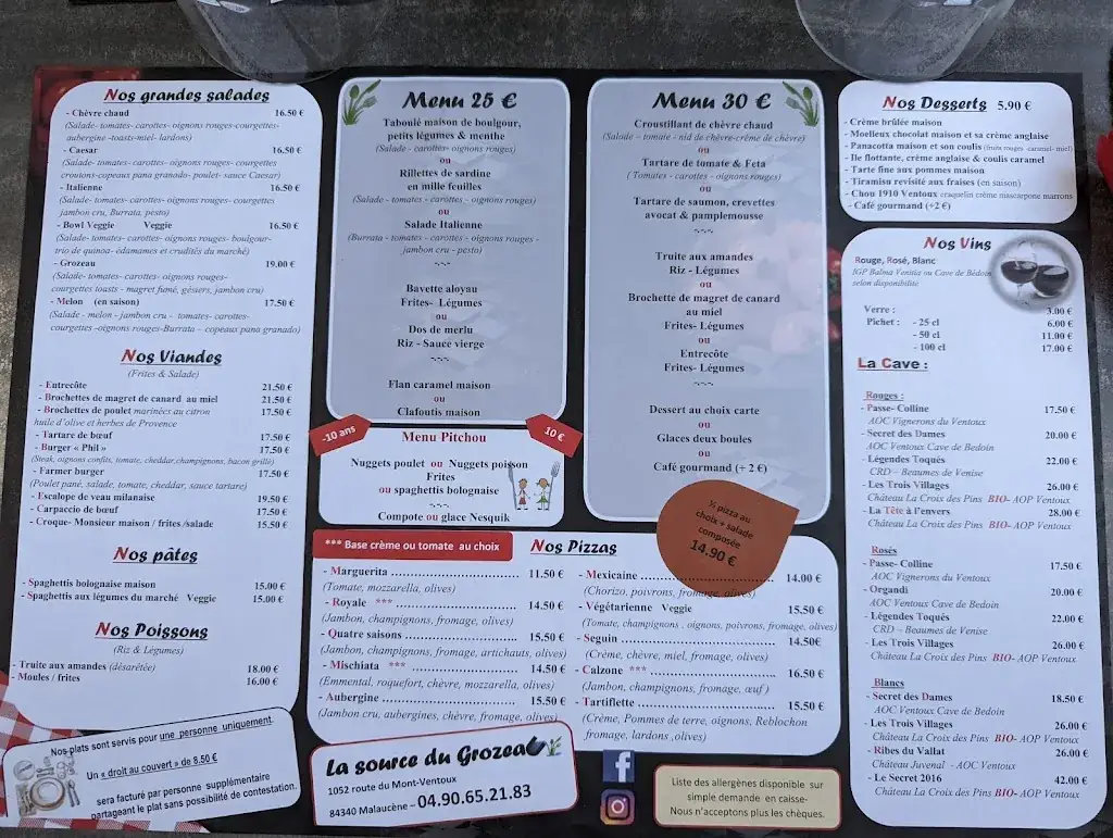 Menu_La Source Du Grozeau_Malaucène_image_3