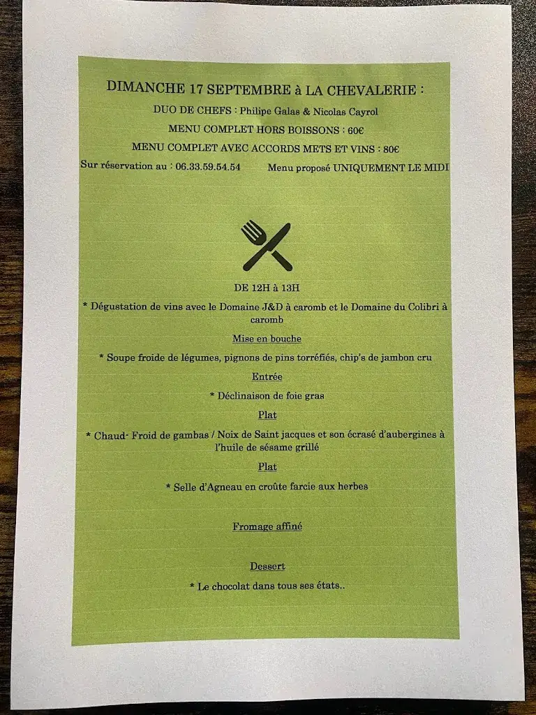 Menu_L'atelier de la Ferme_Malaucène_image_2