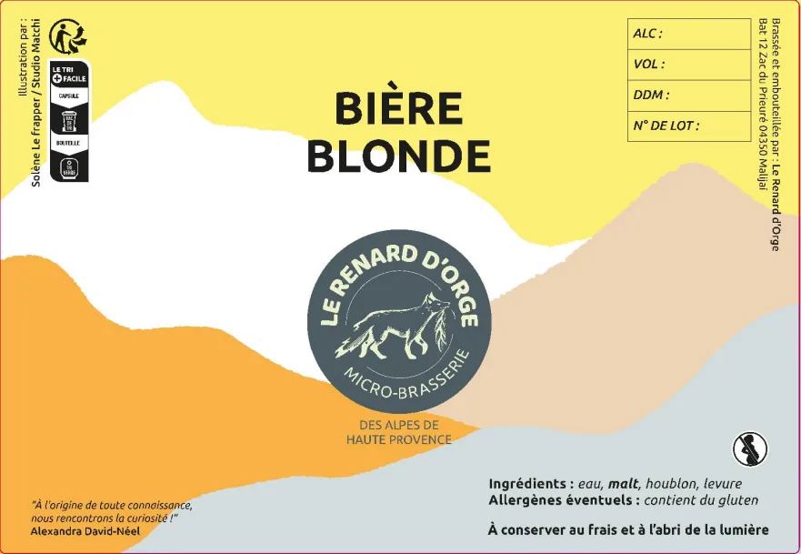 Menu_Microbrasserie Le Renard d'Orge_Malijai_image_1