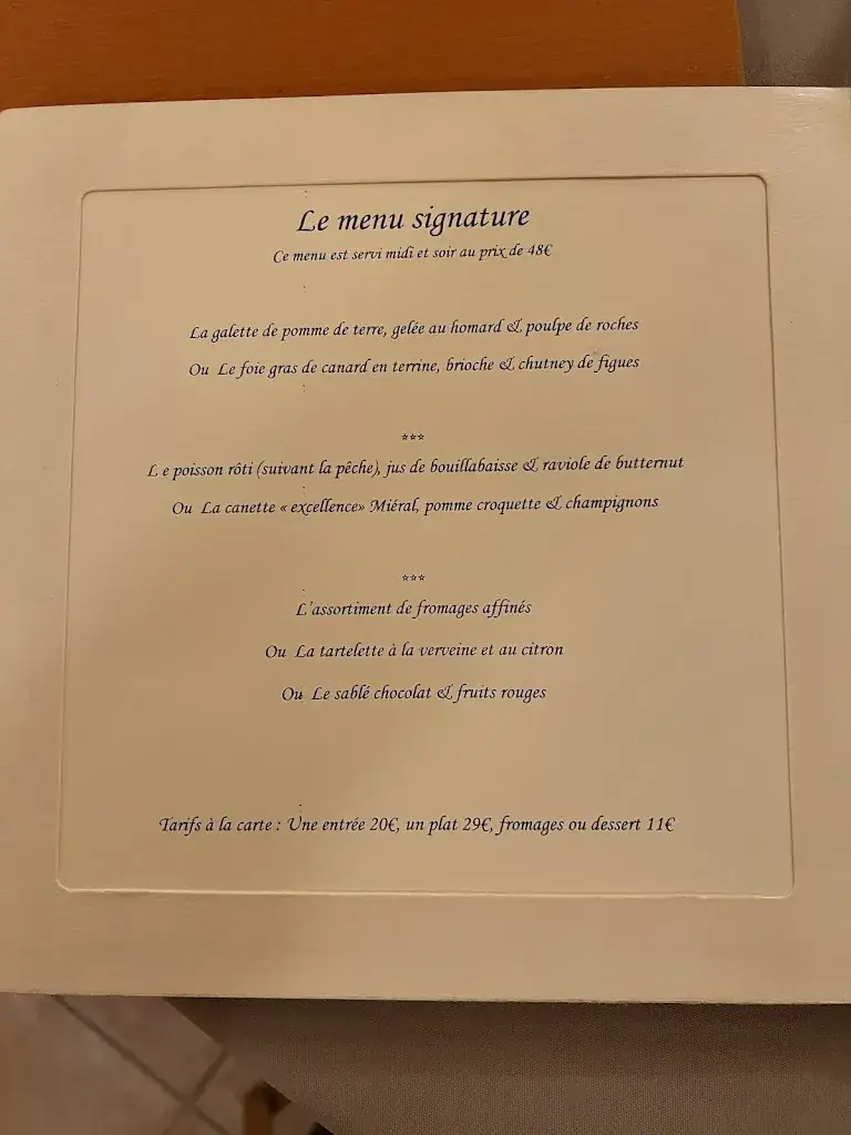 Menu_Restaurant L'Oustalet Maianen_Maillane_image_3