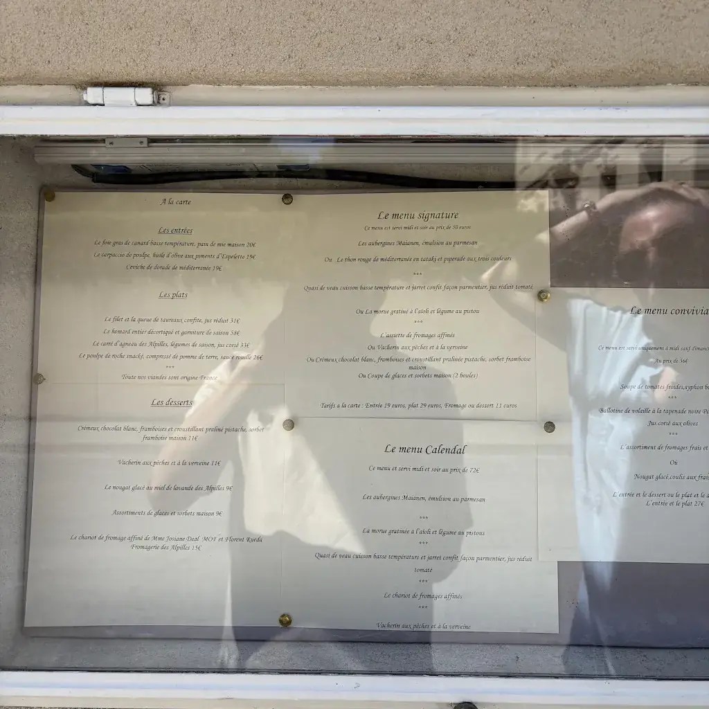 Menu_Restaurant L'Oustalet Maianen_Maillane_image_4