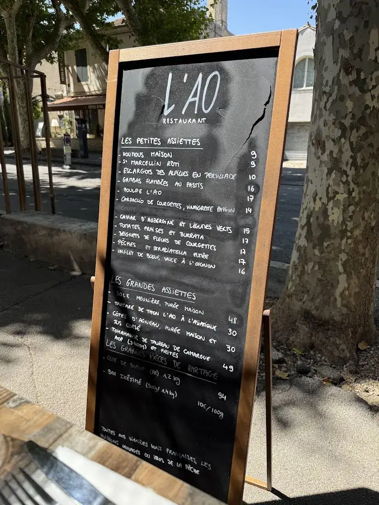 Menu_L'AO Restaurant_Saint-Rémy-de-Provence_image_1