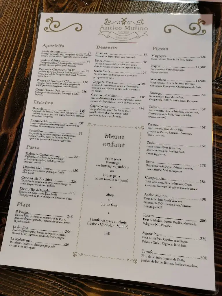 Menu_Antico Mulino_Saint-Rémy-de-Provence_image_1