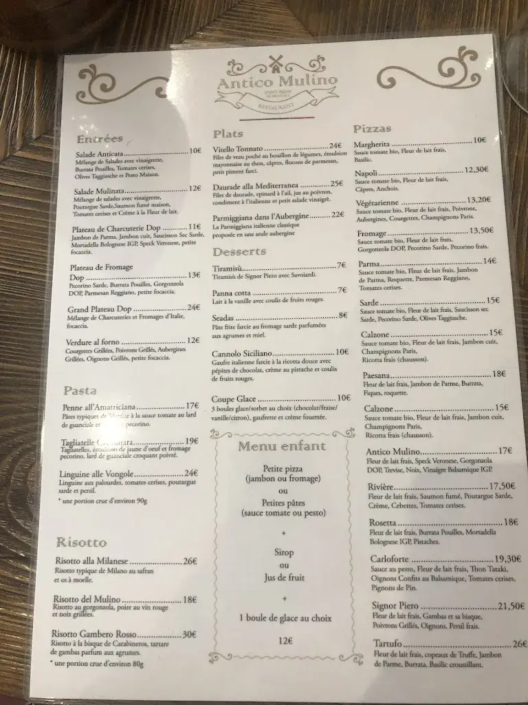 Menu_Antico Mulino_Saint-Rémy-de-Provence_image_2