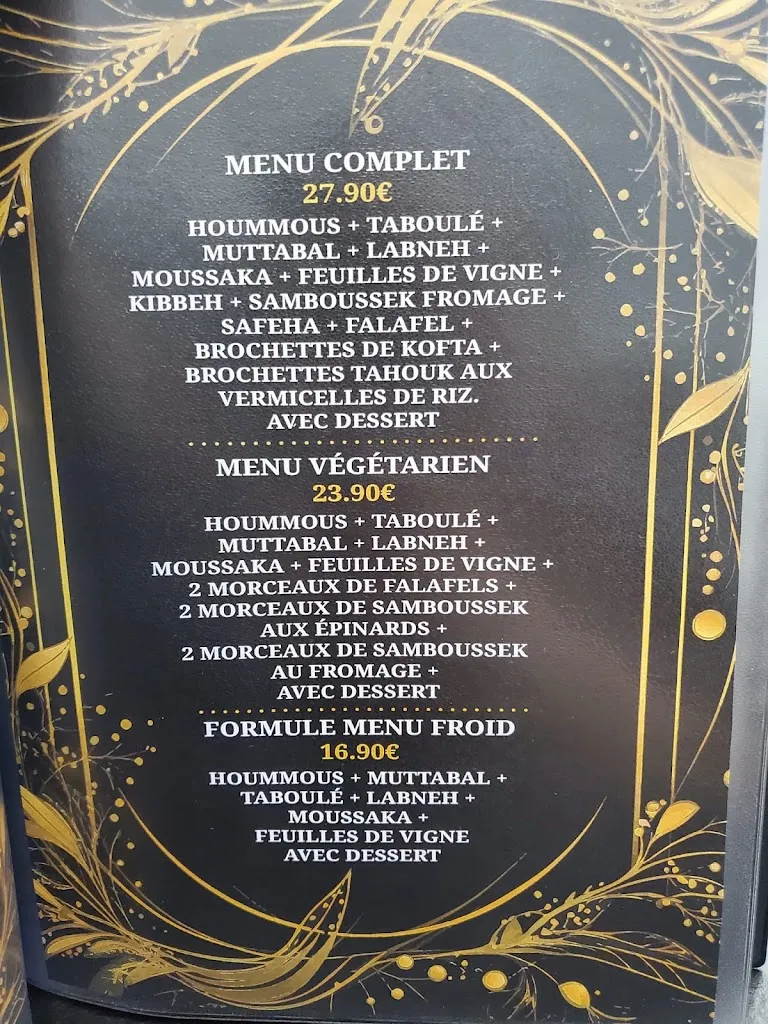 Menu_RESTAURANT SILVANA_Marseille_image_2