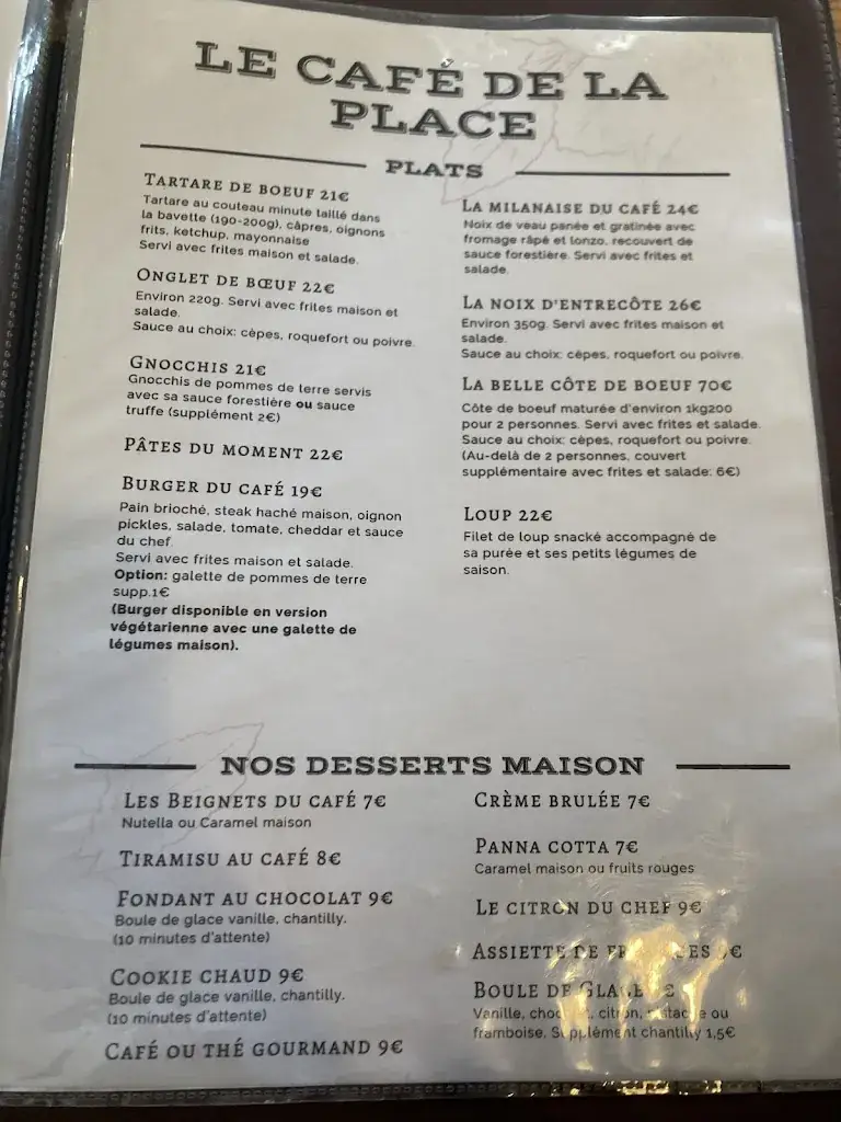 Menu_Café De la Place_Marseille_image_1