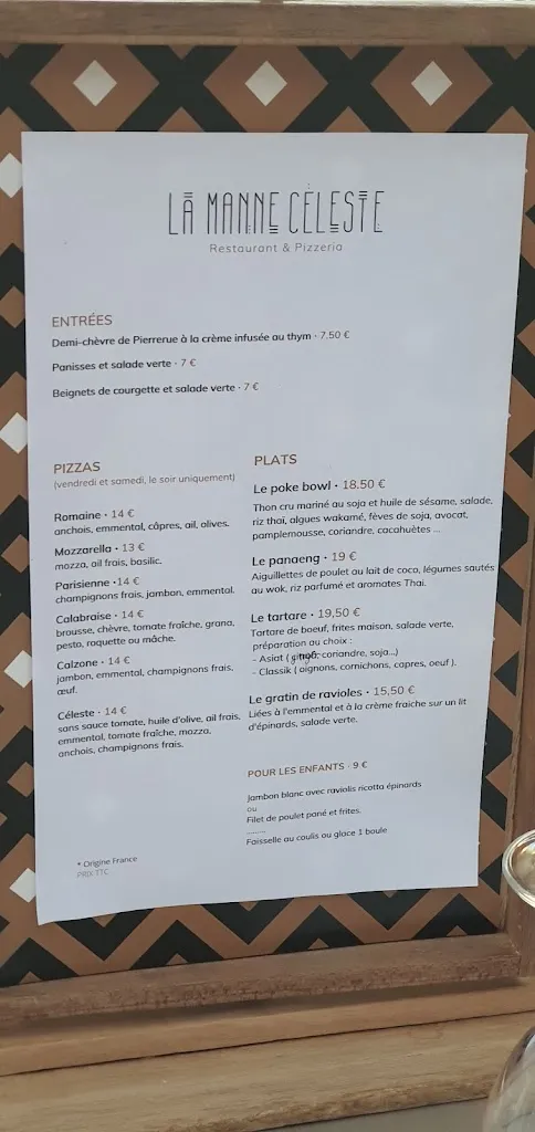 Menu_La Manne Céleste_Mane_image_1
