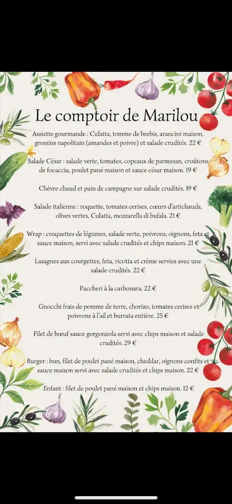 Menu_Le comptoir de Marilou_Manosque_image_1