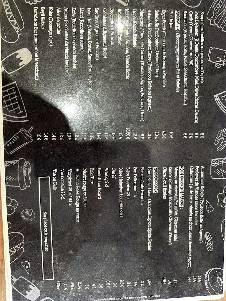 Menu_Restaurant Marignane Au p'tit Bonheur_Marignane_image_1