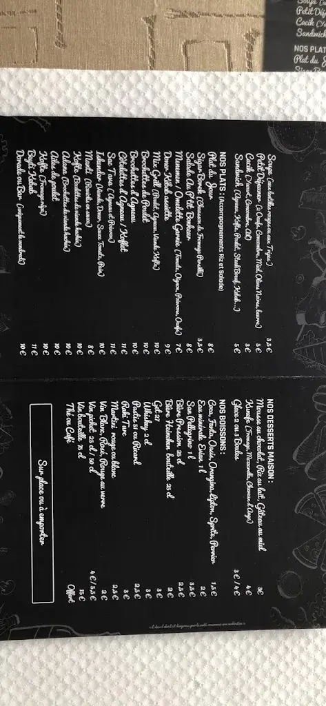 Menu_Restaurant Marignane Au p'tit Bonheur_Marignane_image_4