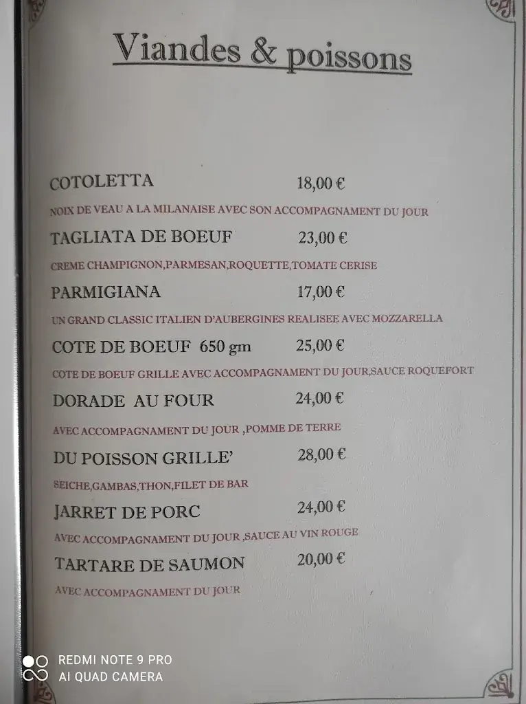 Menu_Via Napoli_Marignane_image_1