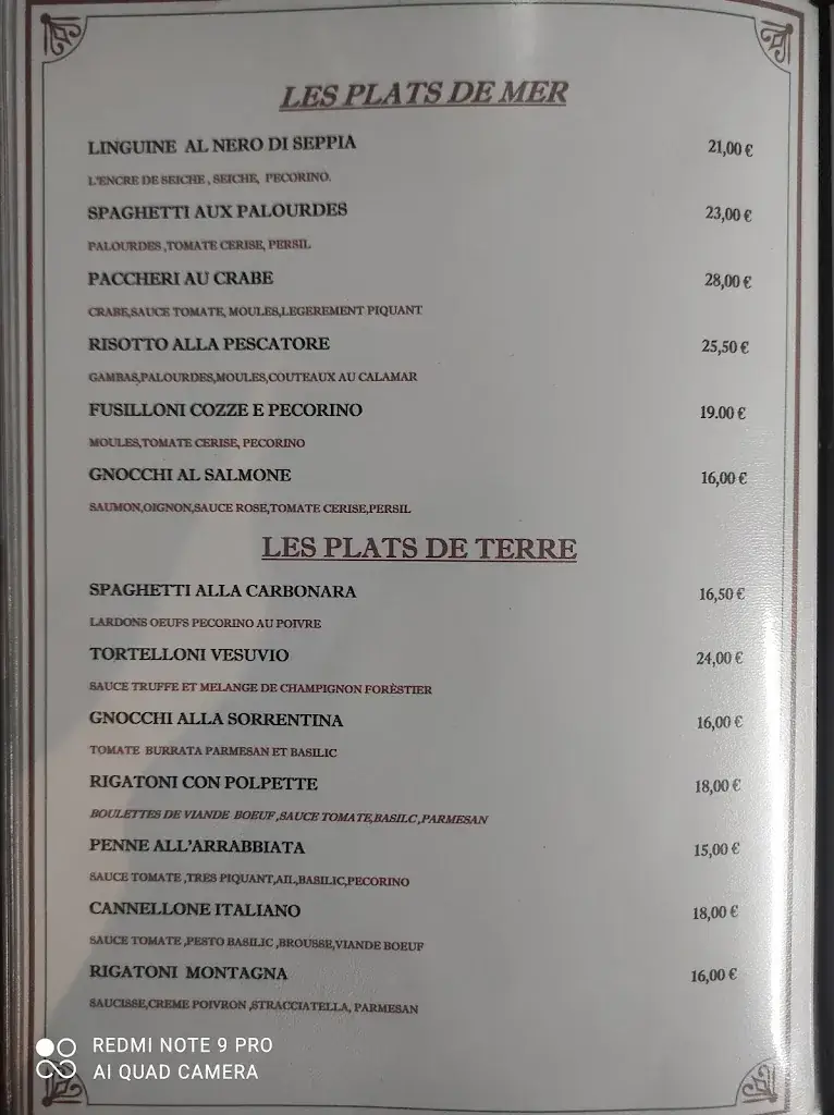 Menu_Via Napoli_Marignane_image_2