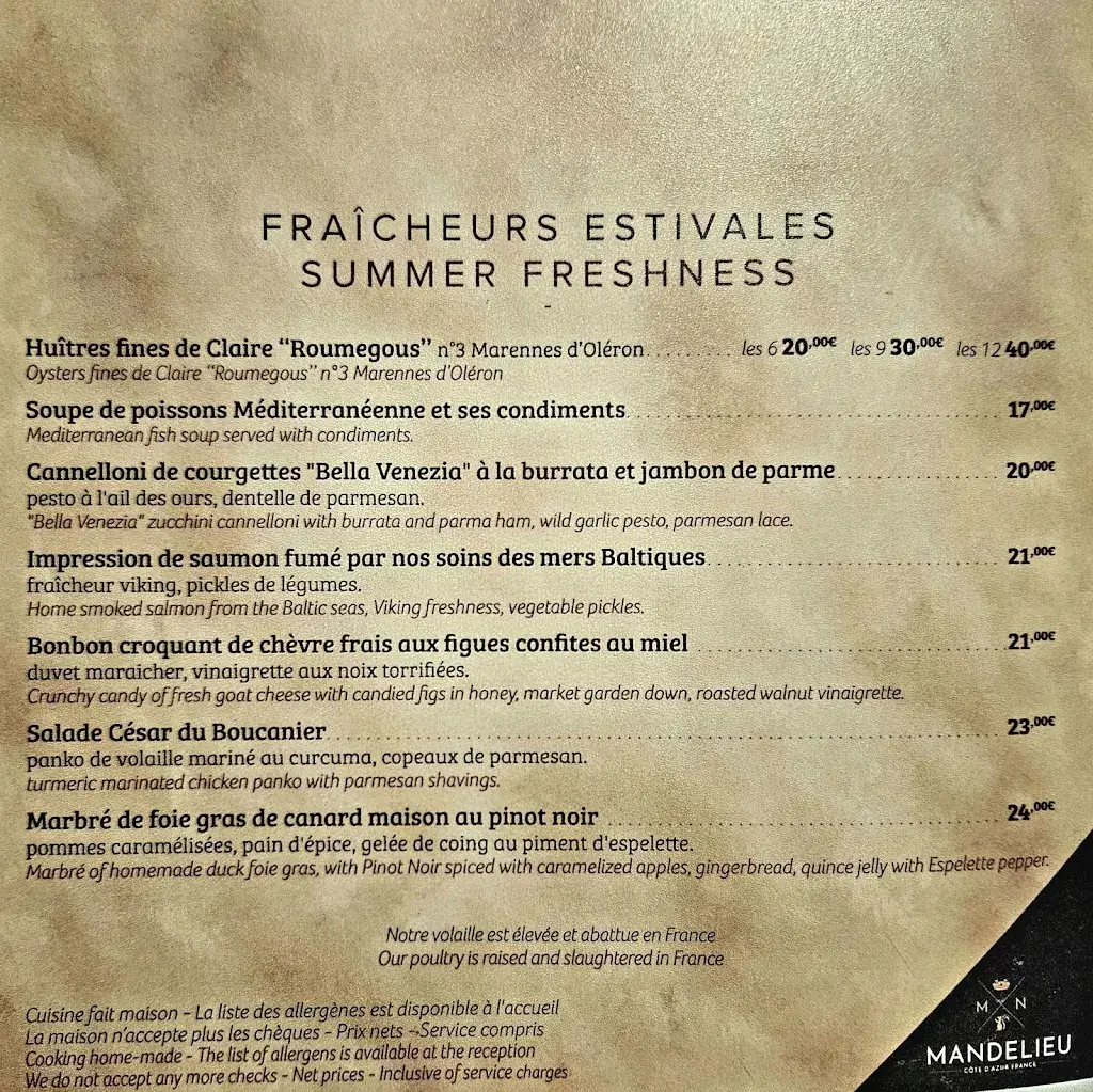 Menu_La Brocherie Mandelieu_Mandelieu-la-Napoule_image_2