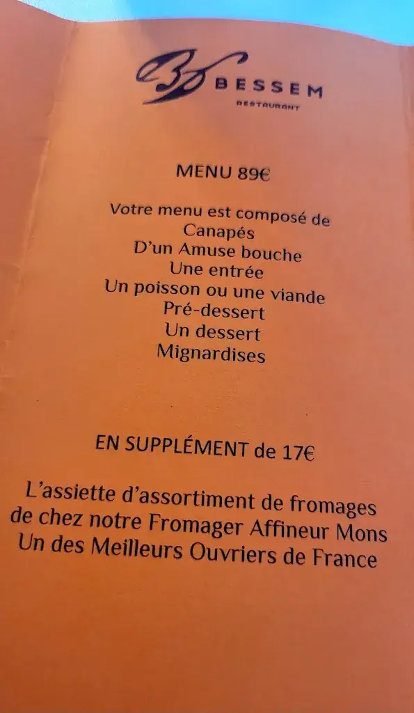 Menu_Bessem Restaurant_Mandelieu-la-Napoule_image_1