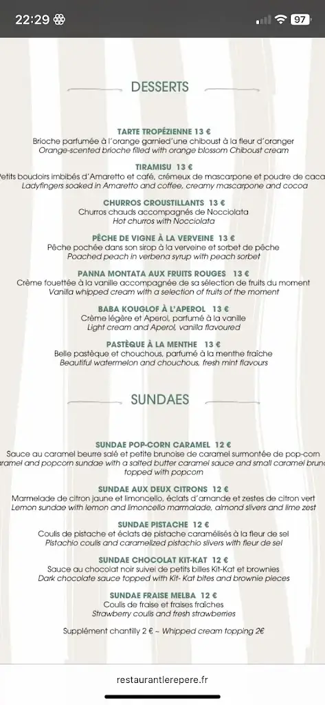 Menu_Le Repère_Mandelieu-la-Napoule_image_4