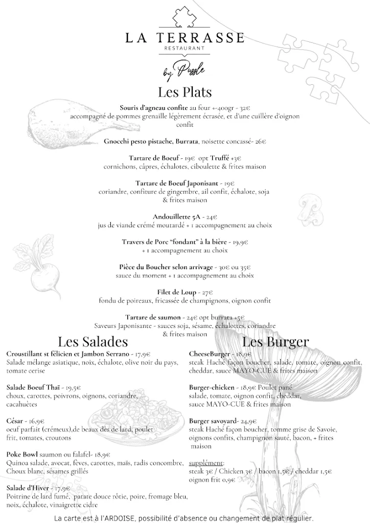 Menu_La Terrasse by Puzzle_Mandelieu-la-Napoule_image_1