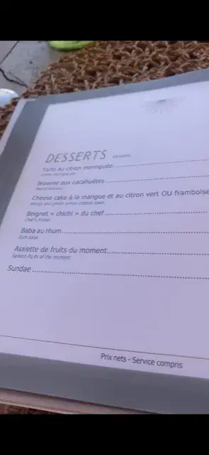 Menu_BAIA PLAGE_Mandelieu-la-Napoule_image_4