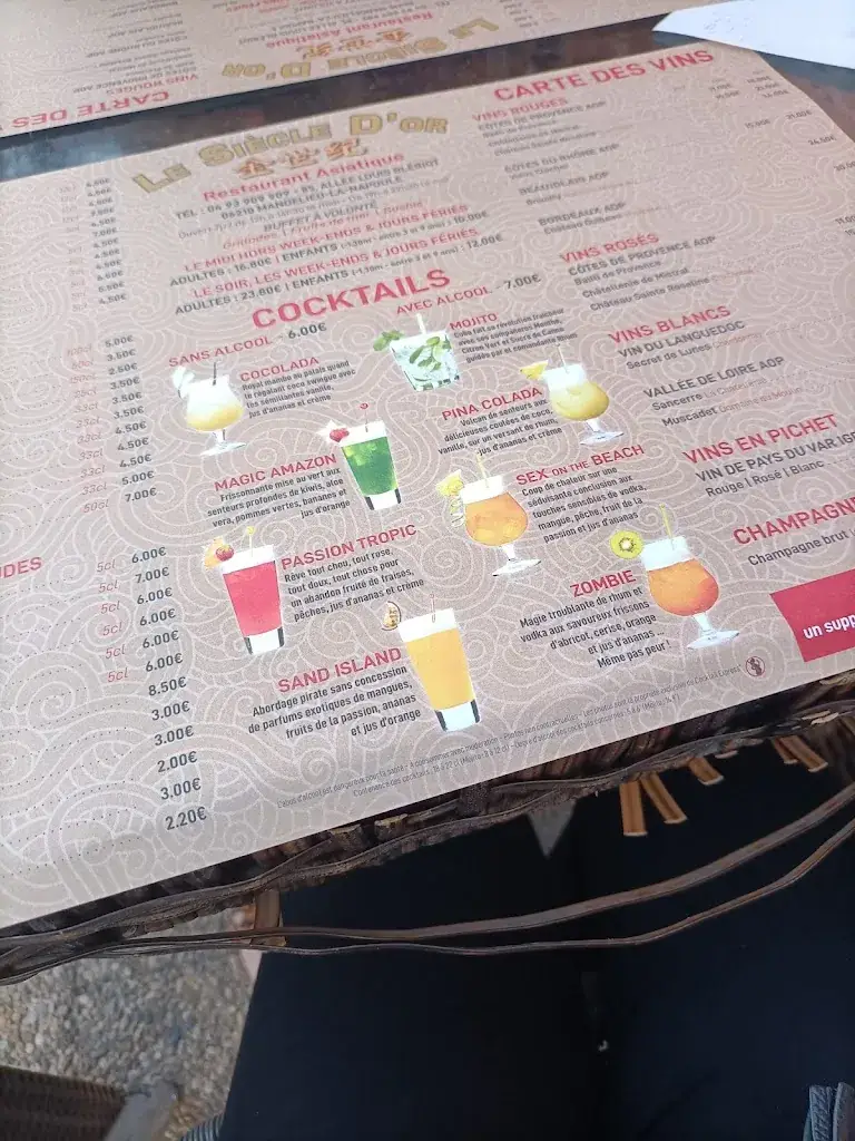 Menu_Le Siècle d'Or_Mandelieu-la-Napoule_image_3