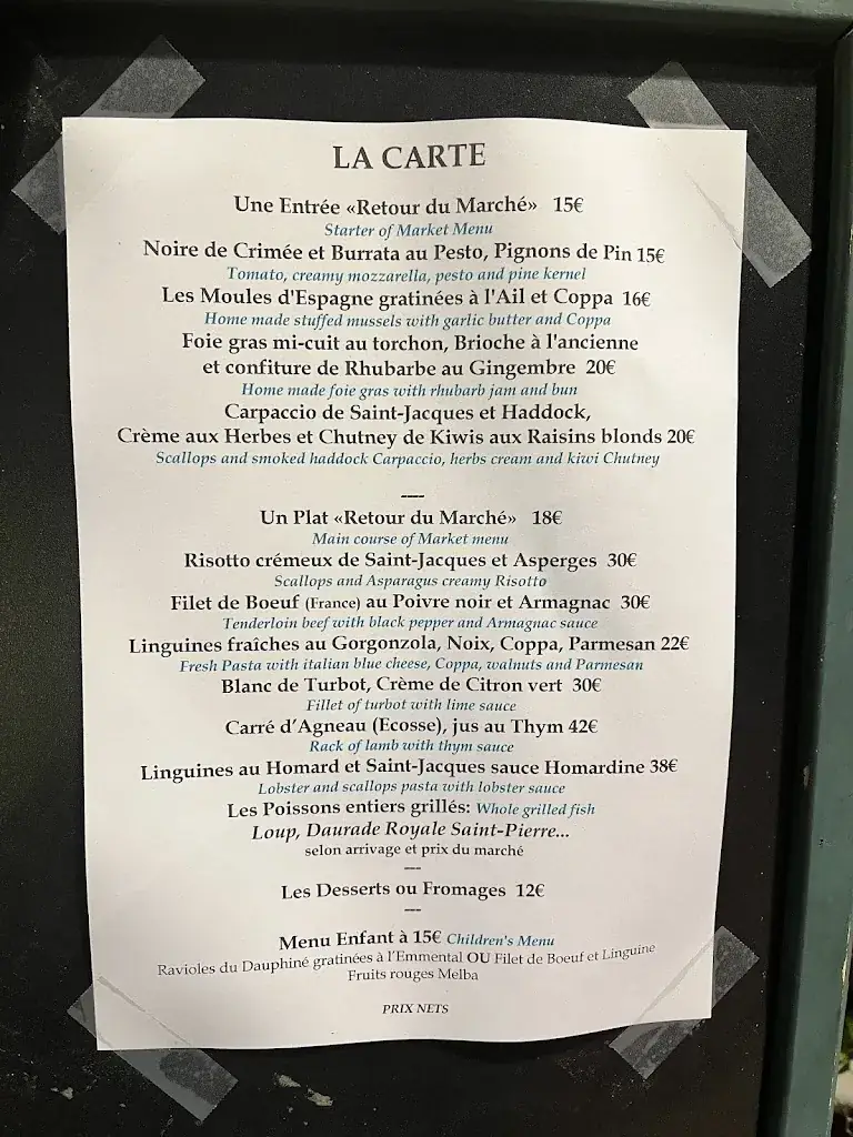 Menu_Restaurant Les Bartavelles - Mandelieu-la-Napoule_Mandelieu-la-Napoule_image_2