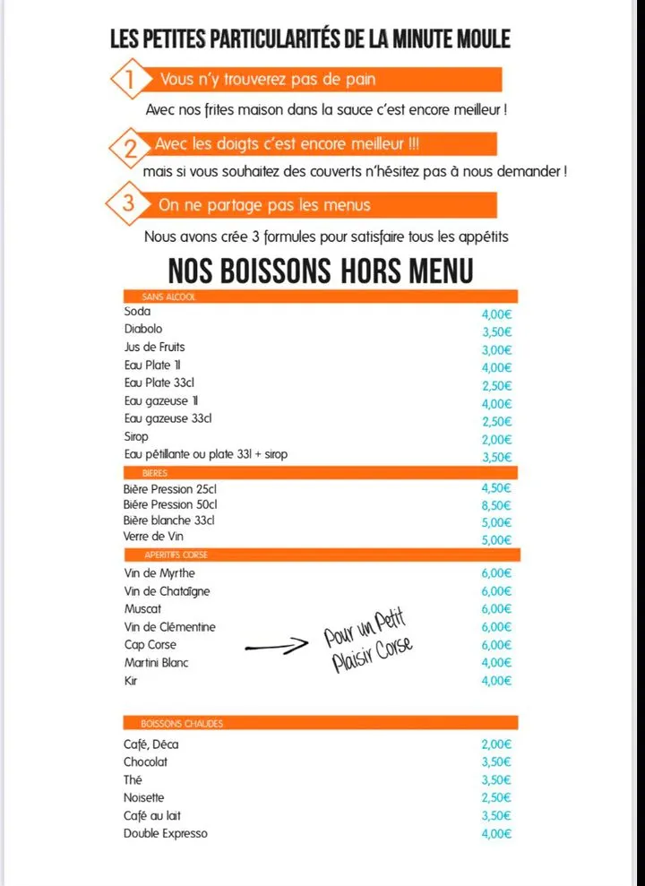 Menu_La Minute Moule Cannes Marina - Restaurant Mandelieu La Napoule_Mandelieu-la-Napoule_image_1