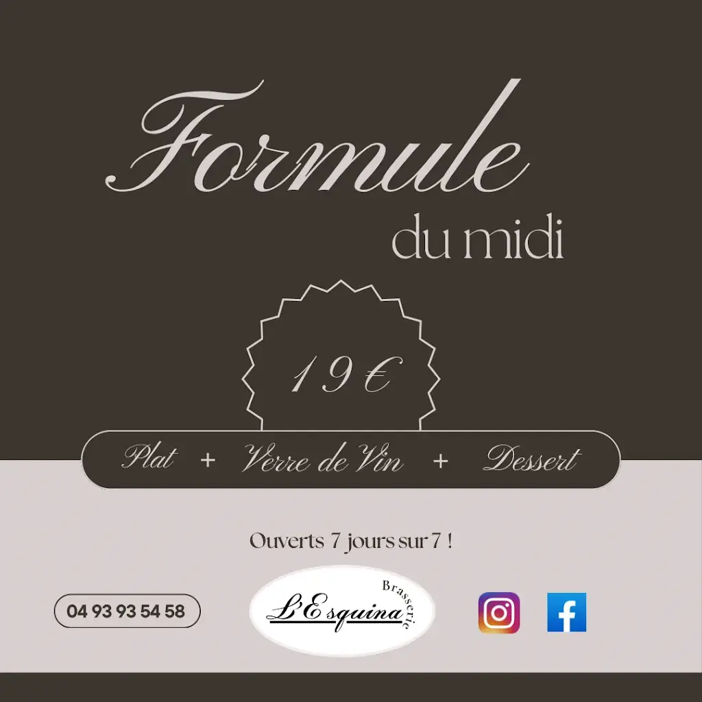 Menu_L'ESQUINA_Mandelieu-la-Napoule_immagine_1