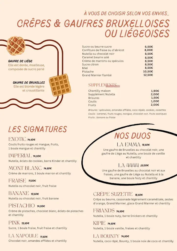 Menu_Cascade des Glaces_Mandelieu-la-Napoule_immagine_1