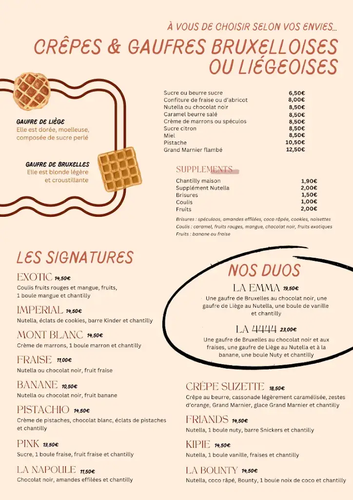 Menu_Cascade des Glaces_Mandelieu-la-Napoule_immagine_2