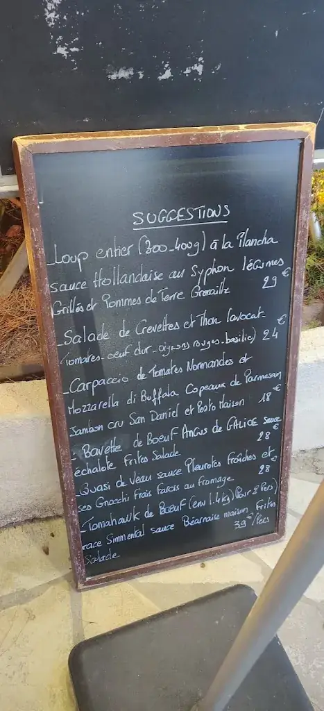 Menu_La Voile Bleue - Restaurant Mandelieu-la-Napoule_Mandelieu-la-Napoule_image_3