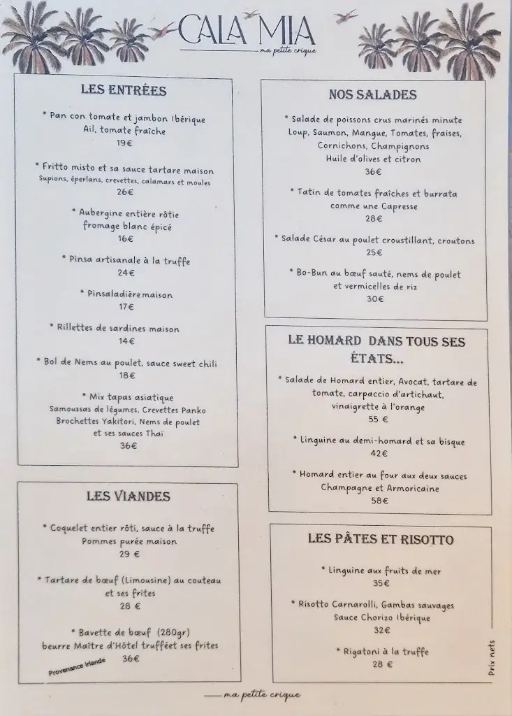 Menu_Cala Mia_Mandelieu-la-Napoule_image_2