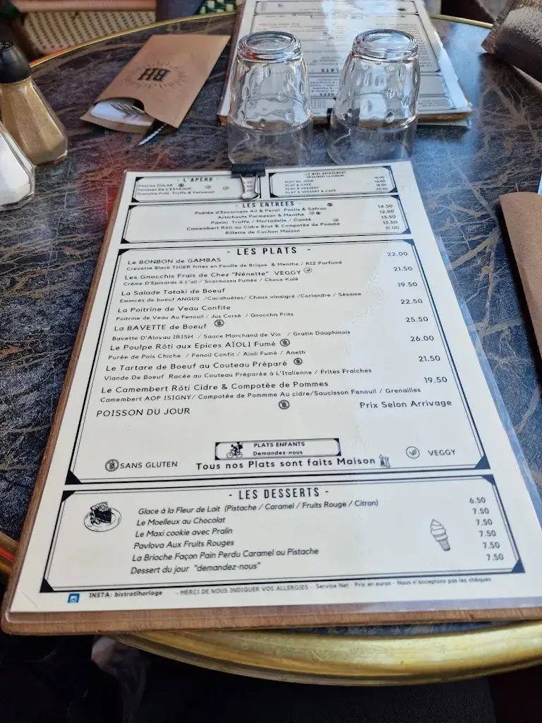 Menu_Bistrot l’Horloge_Marseille_immagine_4